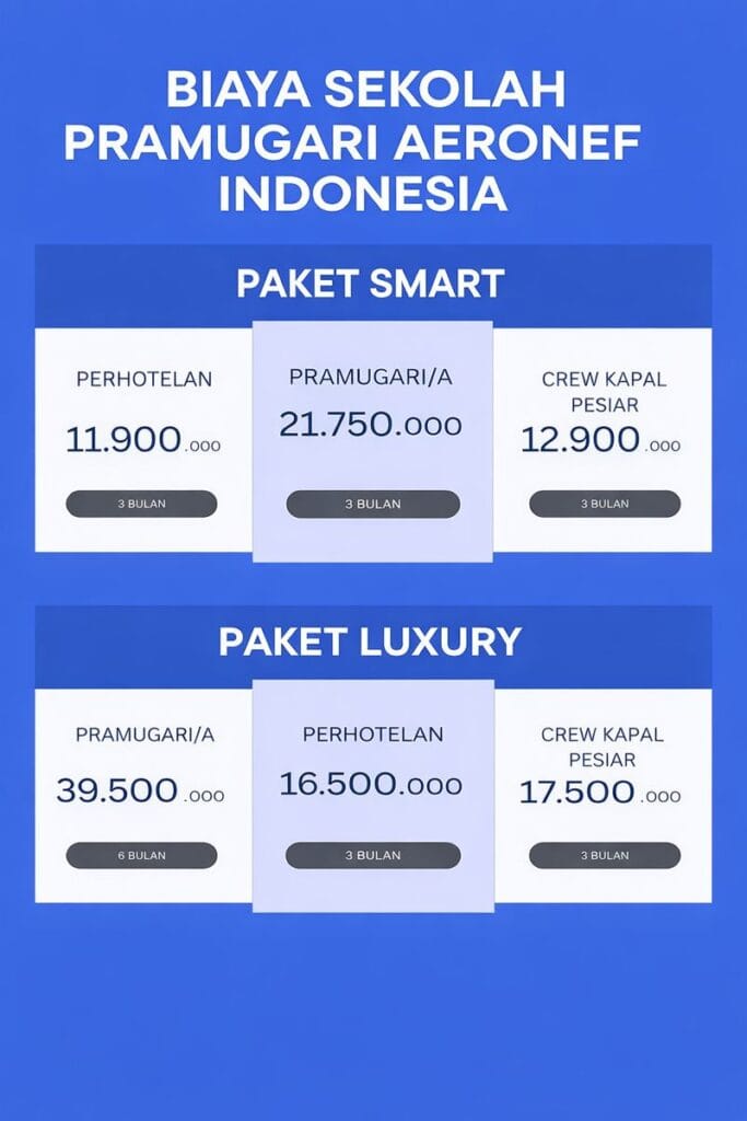 Biaya Sekolah Pramugari