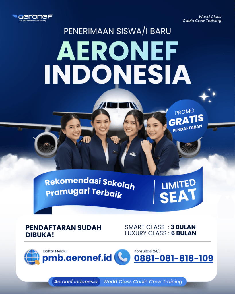 Pendaftaran Sekolah Pramugari